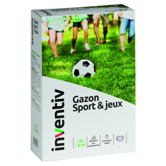 Gazon Spécial Sport et Jeux 1kg - INVENTIV