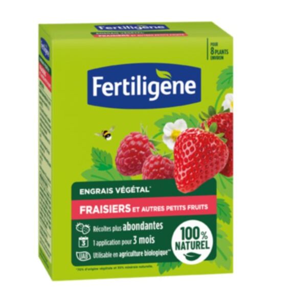 Engrais Végétal pour Fraisiers et Autres Petits Fruits UAB 1,2kg - FERTILIGENE