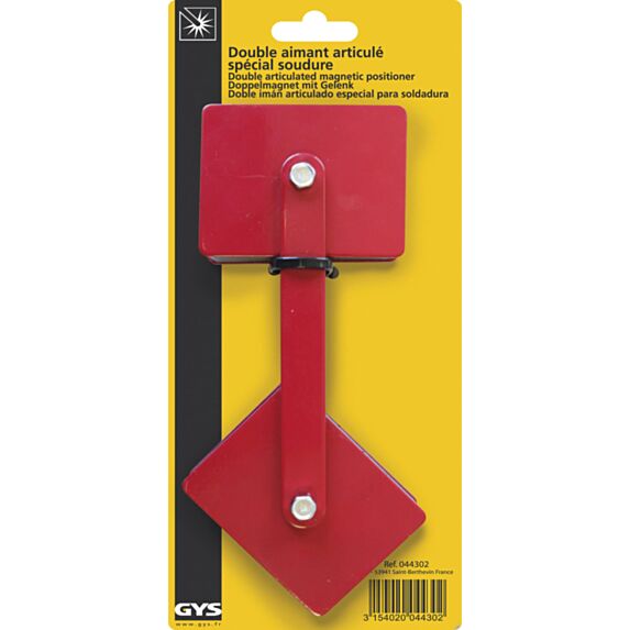 Double aimant articulé