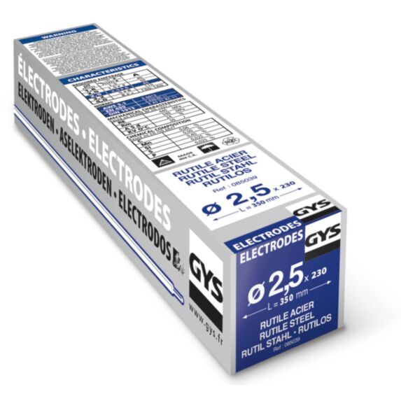 230 électrodes acier diam. 2.5