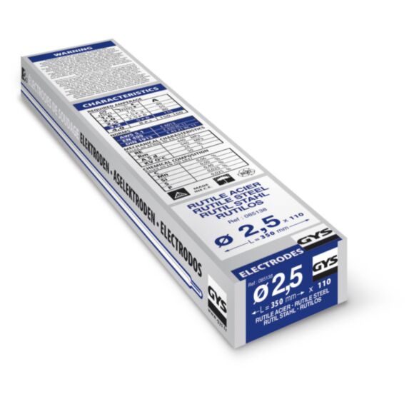 110 électrodes acier diamètre 2.5 - GYS