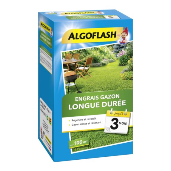 Engrais Gazon Longue Durée 3 mois 3kg