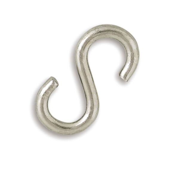 4 esses égales acier zingué Ø5mm ouverture 11mm x4 - CHAPUIS