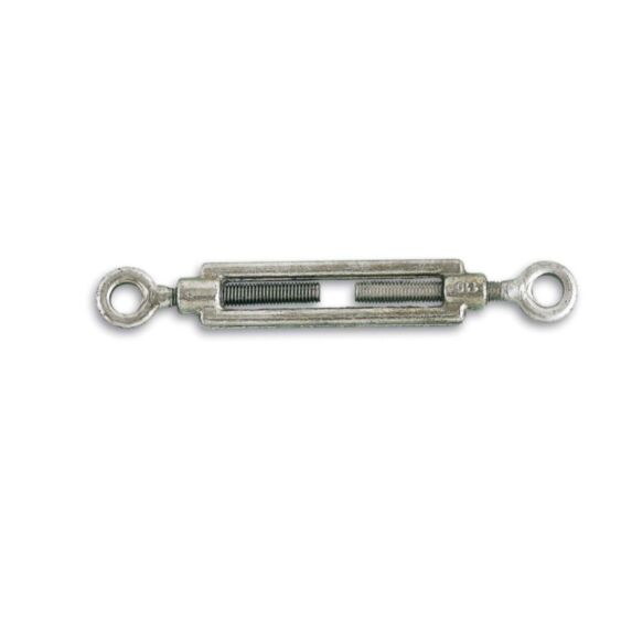 Tendeur à cage 2 yeux acier zingué ø 10mm