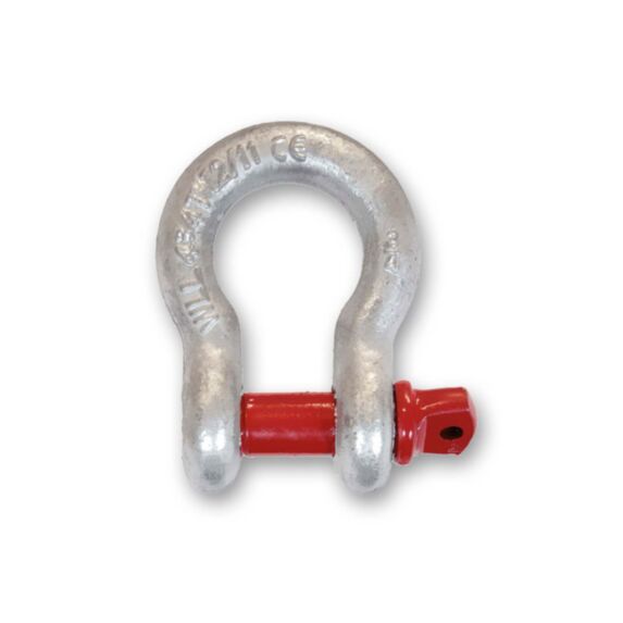 Manille lyre acier allié galvanisé axe 22mm largeur 32mm - CHAPUIS