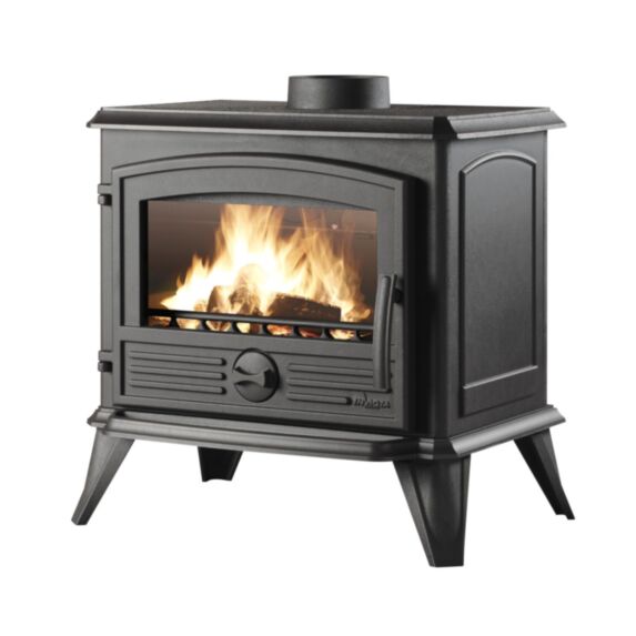 Poêle à bois Samara fonte 50cm noir - INVICTA