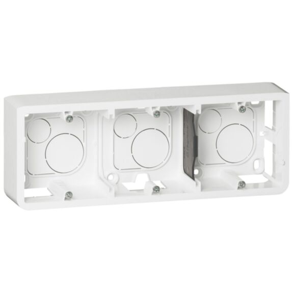 Cadre mosaic - 6 modules montage horizontal - prof 40 mm - LEGRAND