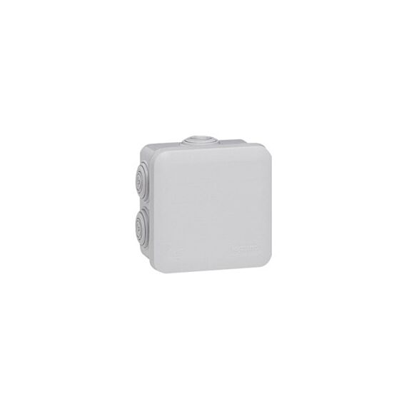 Boite de dérivation carrée grise 65x65x40 mm - LEGRAND