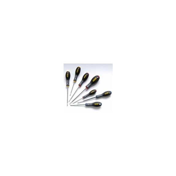 Tournevis d'électricien + mécanicien + phillips + pozidriv, jeu de 7 pcs - STANLEY FATMAX