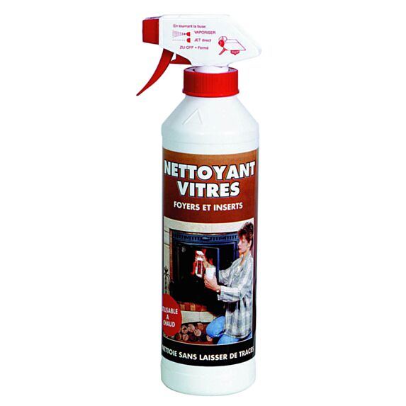 Nettoyant vitres foyer/insert 500 ml - PYROFEU