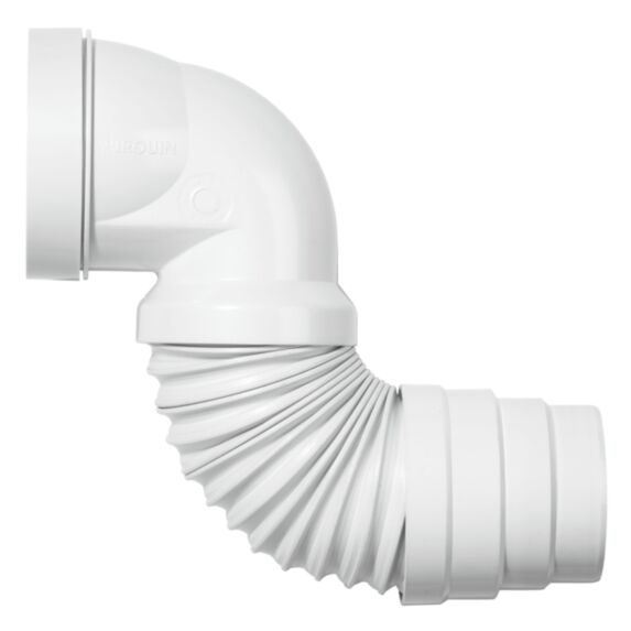 Pipe wc coudée extensible - WIRQUIN