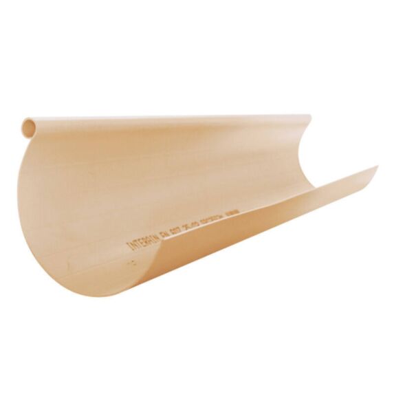Gouttière PVC Développement 25cm L.2m Sable - INTERPLAST