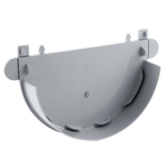 fond gouttière universel pvc 25 gris à coller - INTERPLAST