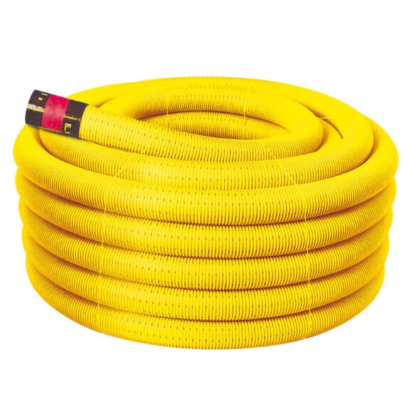Drain annelé PVC Diam.100 couronne 25ML - INTERPLAST