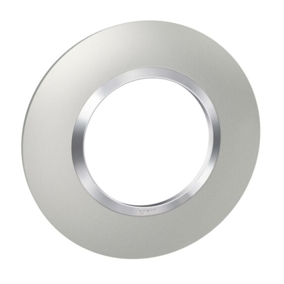 Plaque 1 poste deco aluminium dooxie - LEGRAND