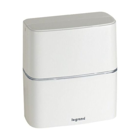 Bouton-poussoir pour Carillon Double Radio Blanc 200M