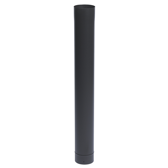 Conduit émail noir mat Ø150mmx100cm - TEN