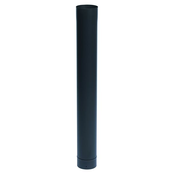 Tuyau de Raccordement en émail noir mat 1m Ø153 - TEN