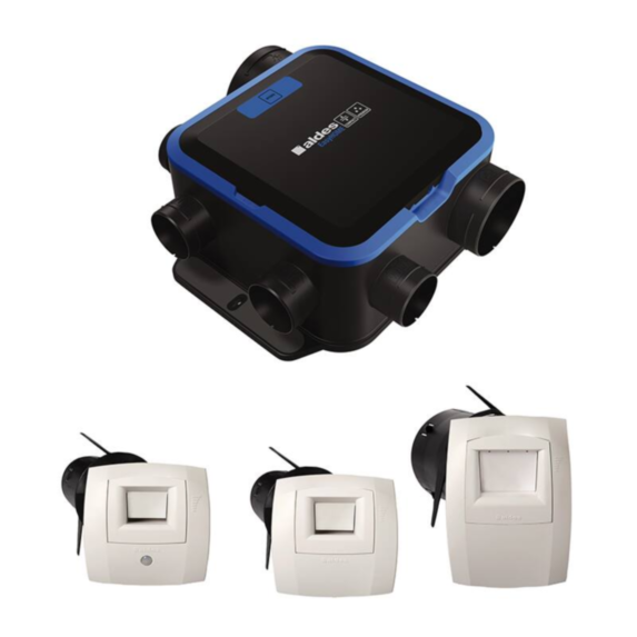 Kit VMC simple flux hygroréglable EasyHOME Compact