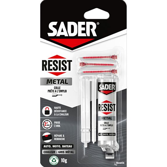 Colle prête à l'emploi Resist métal 10gr - SADER