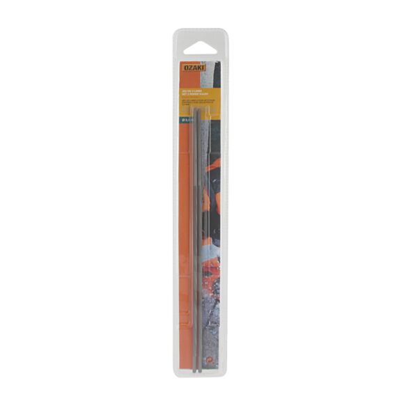 Jeu de 2 limes pour affûtage chaînes Lo Pro F93441 - OZAKI