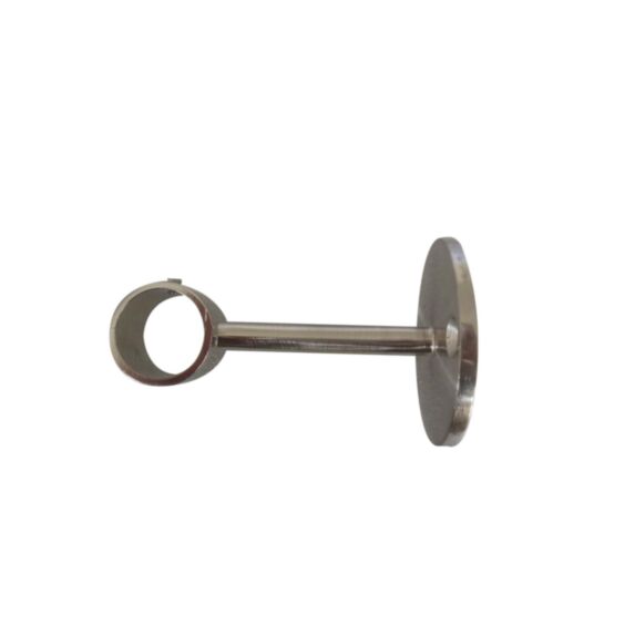 Support Plafond Barre Rideaux Œil Fermé Ø20mm Chromé Brossé - INVENTIV