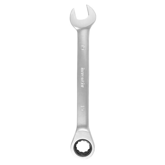 Clé mixte à cliquet 19mm chrome vanadium - INVENTIV