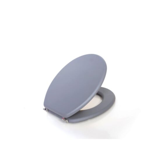 Abattant WC bois MDF LEA gris mat - INVENTIV