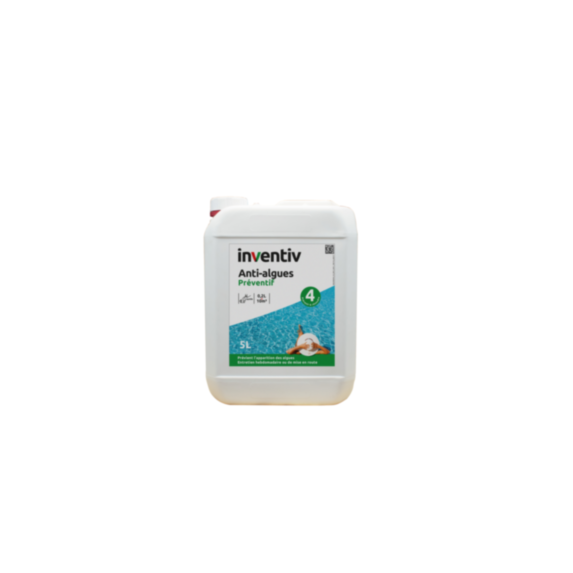 Liquide anti-algues préventif 5 L - INVENTIV