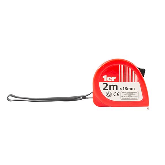 Mètre ruban 2 m x 13 mm - INVENTIV