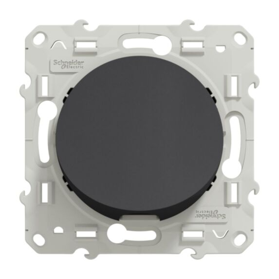 Sortie de câble à assembler Odace gris anthracite - SCHNEIDER ELECTRIC