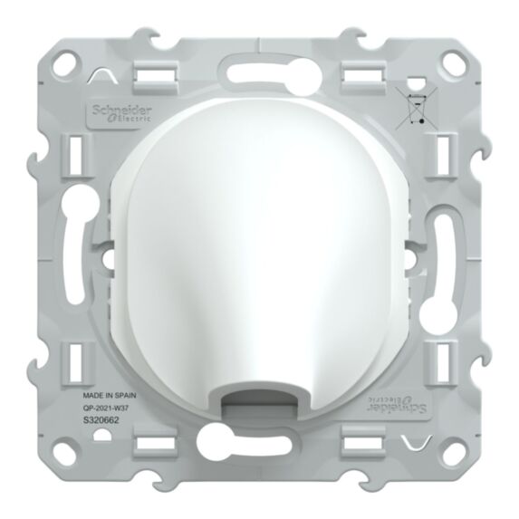 Sortie de câble à assembler Ovalis blanc - SCHNEIDER ELECTRIC