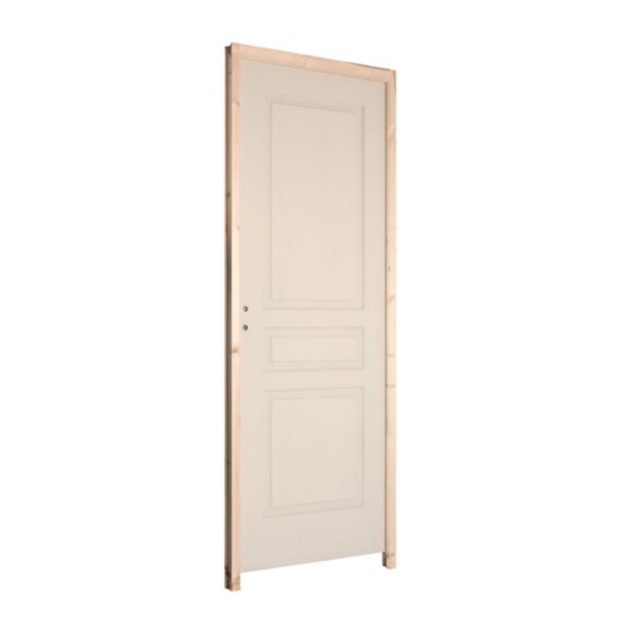 Bloc Porte Alvéolaire Décoratif Modèle 3 Panneaux Traverse Droite Eco - BALLAY