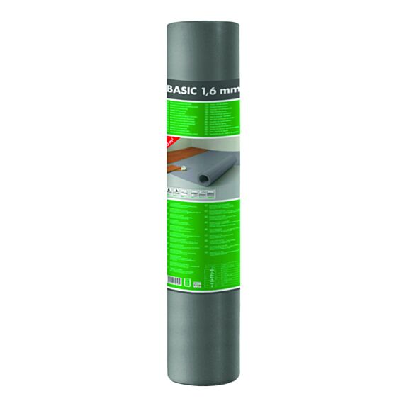 Sous-couche sol stratifié et parquet Basic 1,6mm Rouleau 20m²