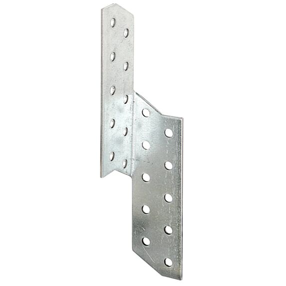 Équerre renvoyée 32x170x2mm Ø5mm 20 trous - ALBERTS