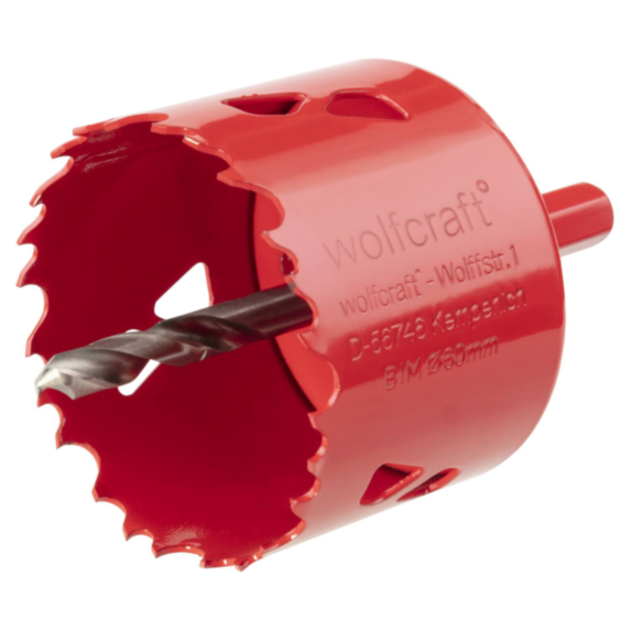 Trépans multimatériaux bim diamètre Ø 60 mm - WOLFCRAFT