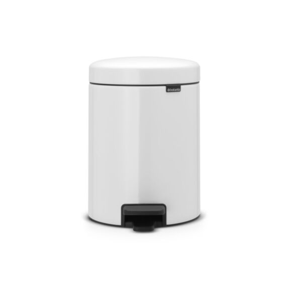 Poubelle à Pédale New Icon 5L Blanc - BRABANTIA
