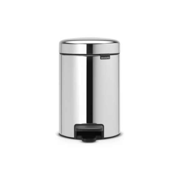 Poubelle à Pédale New Icon 3L Argent - BRABANTIA