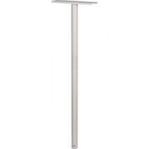 Piquet de boîte aux lettres cylindrique ton pierre 110 cm x 45 mm - DECAYEUX