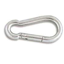 Mousqueton Pompier acier zingué 4mmx40mm gris - CHAPUIS