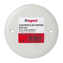 couvercle pour boite ronde batibox maçonnerie- ø85 mm - LEGRAND