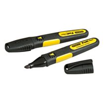 MARQUEUR POINTE LARGE BISEAUT NOIR