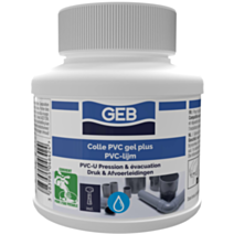 Colle PVC GEB Gel Plus en pot 125 ml