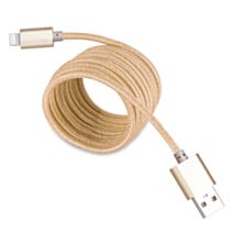 Câble Lightning doré 3m - FPE
