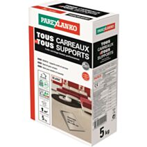 Colle carrelage tous carreaux tous supports blanc 5 kg - PAREXLANKO
