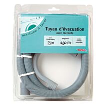 Tuyau évacuation Ø18-2,50 m crosse