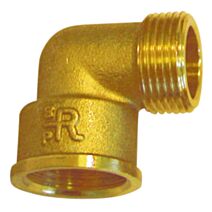 Raccord laiton à visser - coude mâle femelle SPID'O