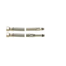 flexible inox de raccordement direct sur robinetterie sanitaire diamètre intérieur 9mm M12/100 F15/21 500mm - DIPRA