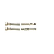 flexible inox de raccordement direct sur robinetterie sanitaire diamètre intérieur 9mm M12/100 F12/17 500mm - DIPRA