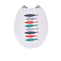 Abattant WC Diplomat Sardines bois compressé - WIRQUIN